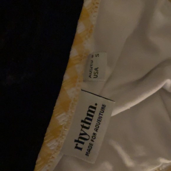 Rhythm white and yellow checkered bikini - Picture 4 of 4